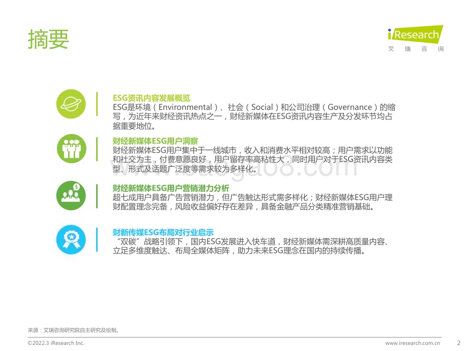 2022316_艾瑞咨询_2021年财经新媒体营销价值系列报告——ESG篇（财新联合发布）（37页）.pdf_第2页