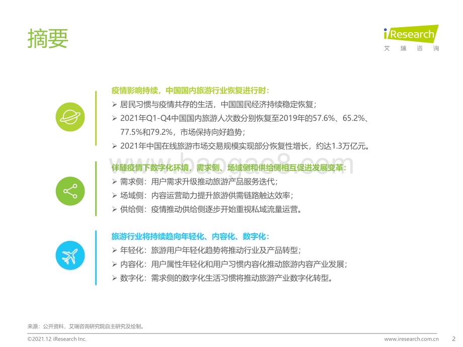 2021128_艾瑞咨询_2021年中国在线旅游行业研究报告（33页）.pdf_第2页