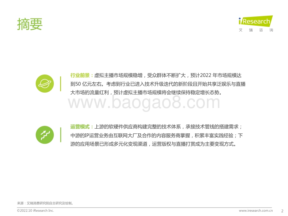 20221014_艾瑞咨询_2022年中国虚拟主播行业生态研究报告（37页）.pdf_第2页