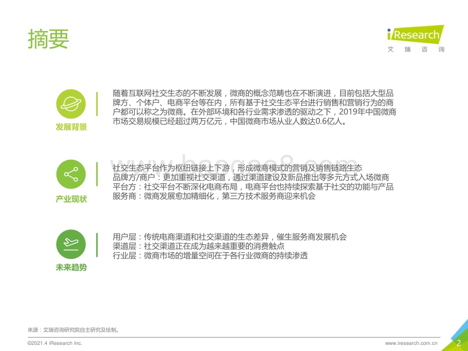 2021422_艾瑞咨询_2021年中国微商市场研究白皮书（38页）.pdf_第2页