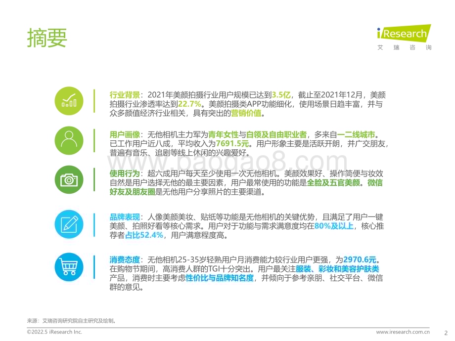 2022517_艾瑞咨询_2022年中国美颜拍摄类APP用户营销价值洞察报告（39页）.pdf_第2页