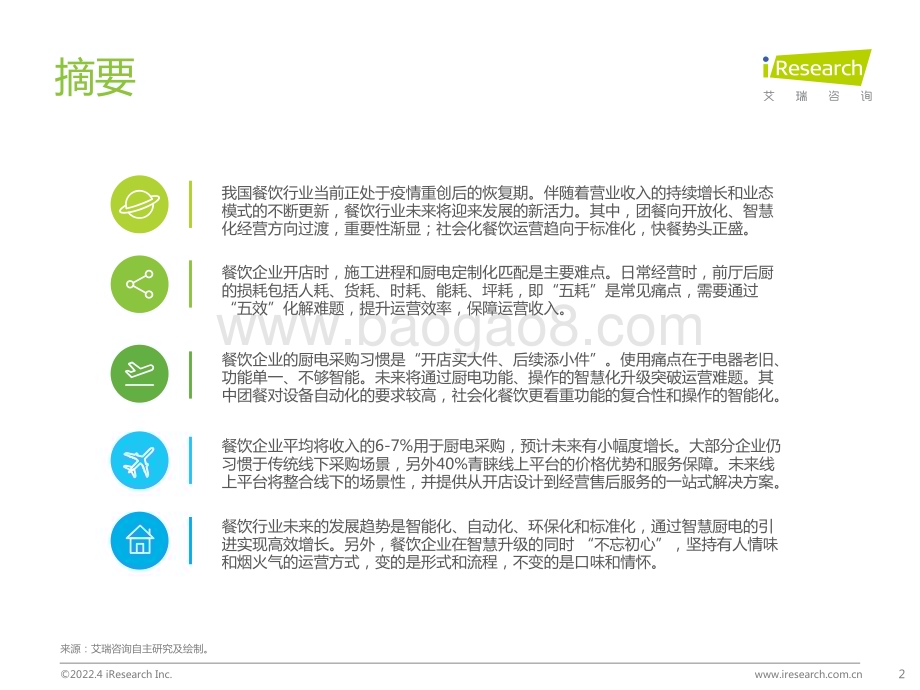2022415_艾瑞咨询_2022年餐饮企业商用厨电白皮书（53页）.pdf_第2页