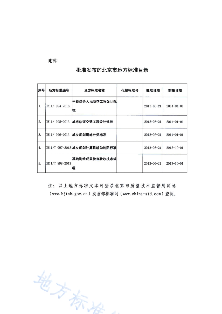 城乡规划用地分类标准DB11／ 996-2013.pdf_第4页