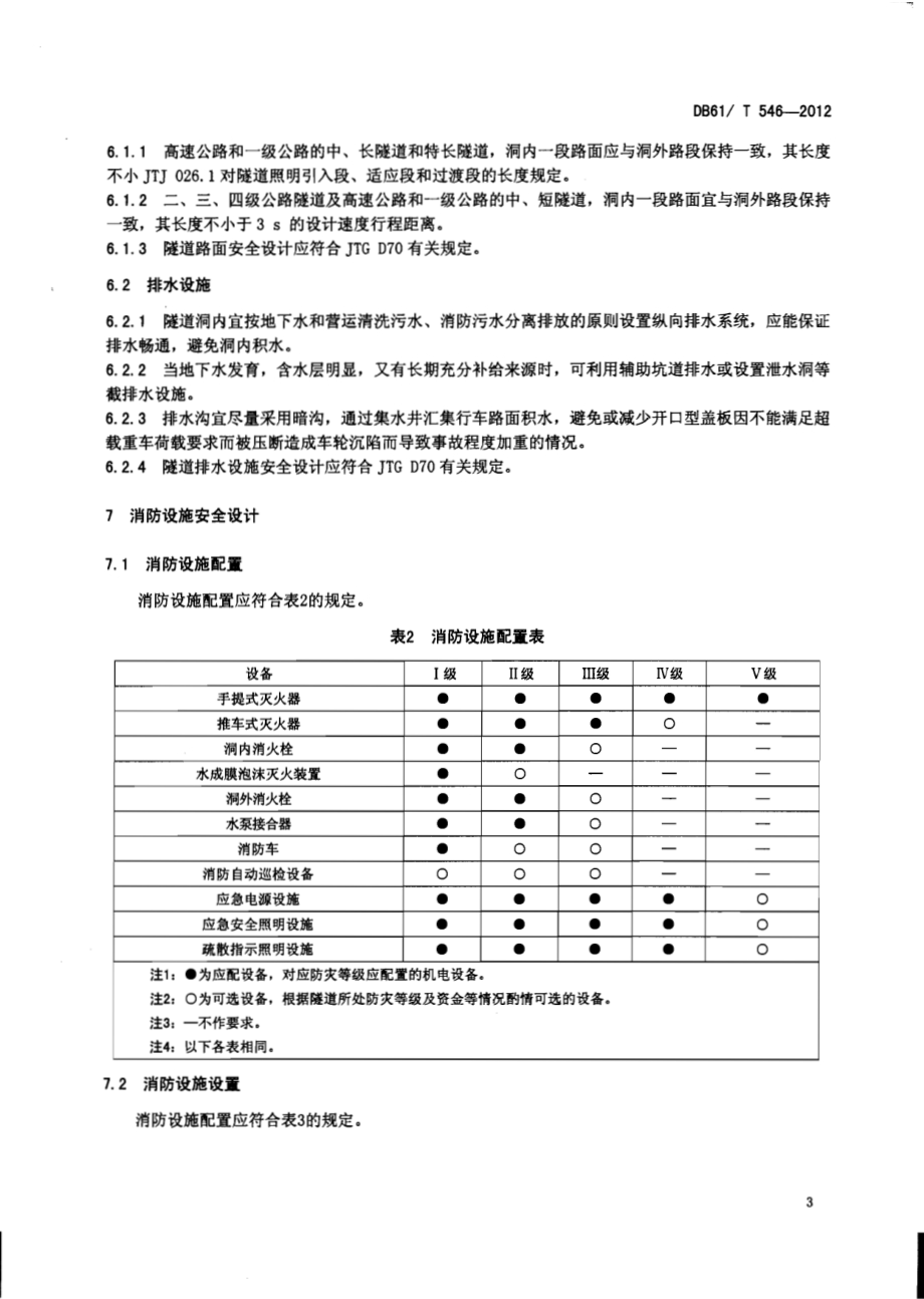 公路隧道安全设计指南DB61／T 546-2012.pdf_第5页