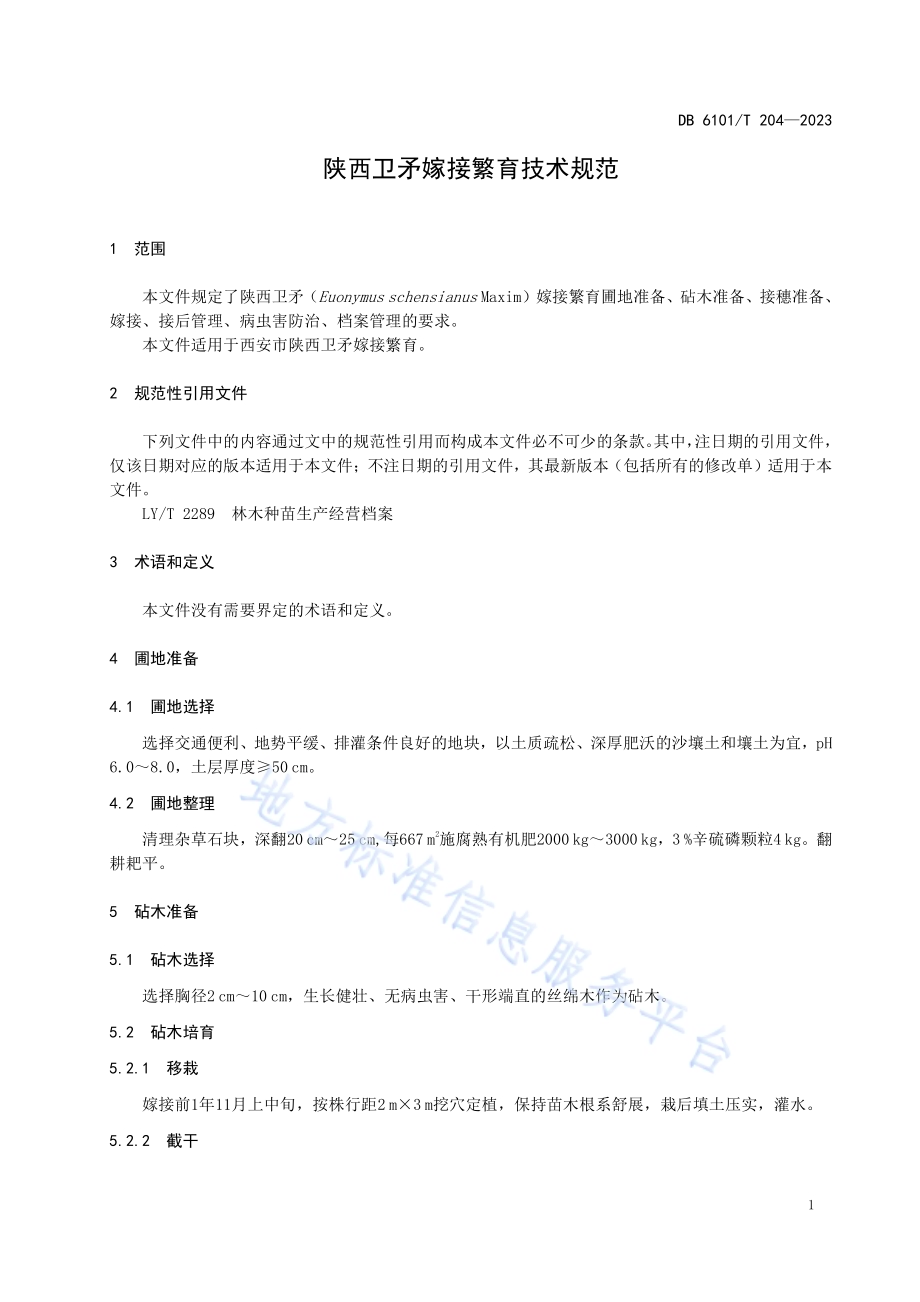 陕西卫矛嫁接繁育技术规范DB6101／T 204-2023.pdf_第5页