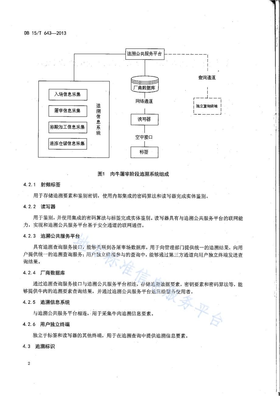基于射频识别的肉牛屠宰环节关键控制点追溯信息采集指南DB15／T 643-2013.pdf_第5页