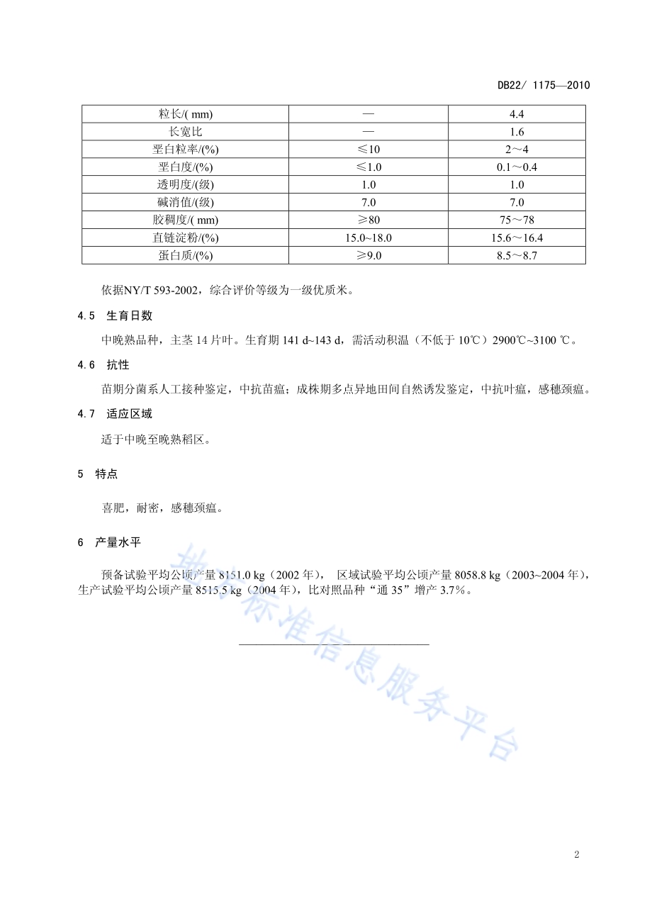 超级稻品种 吉粳88DB22／ 1175-2010.pdf_第4页