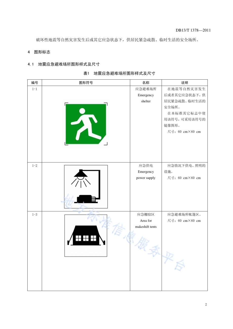 地震应急避难场所标志DB13／T 1378-2011.pdf_第4页
