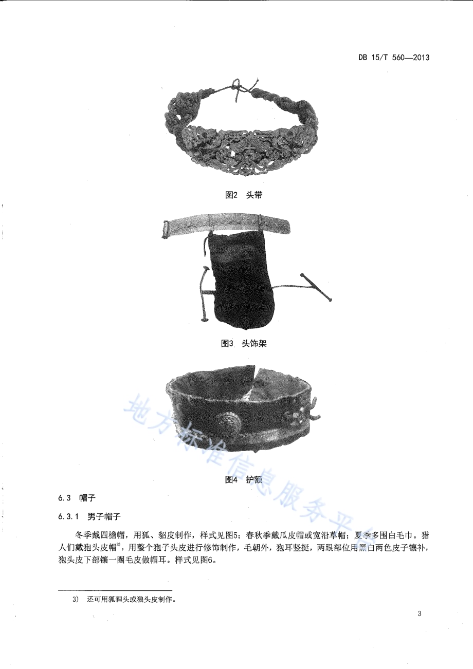 达斡尔民族服饰DB15／T 560-2013.pdf_第5页