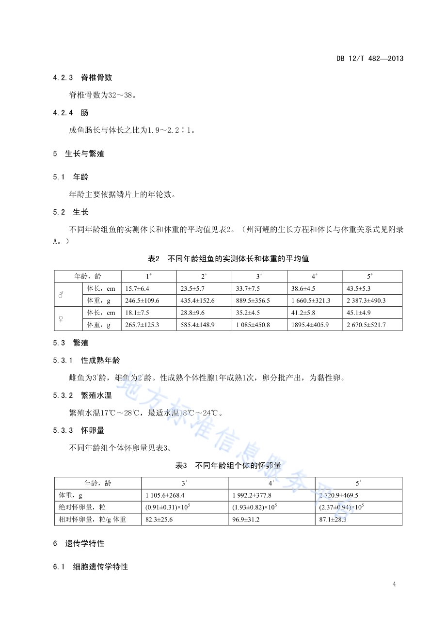 州河鲤DB12／T 482-2013.pdf_第5页