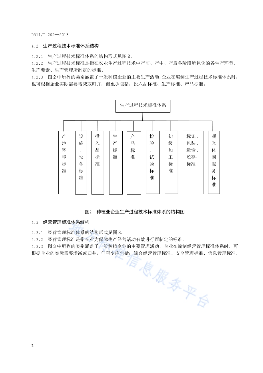 农业企业标准体系 种植业DB11／T 202-2013.pdf_第5页