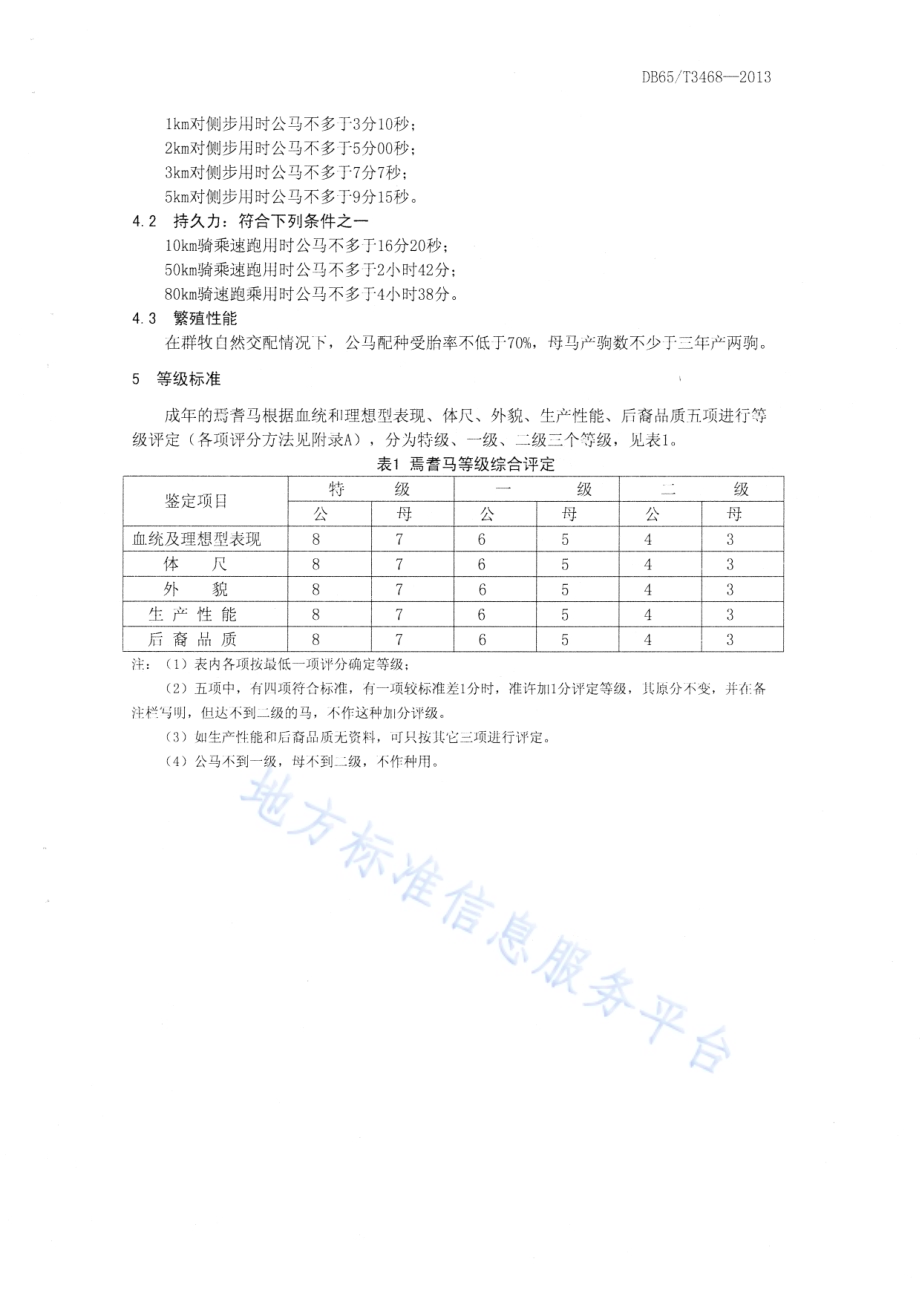 焉耆马DB65／T 3468-2013.pdf_第4页