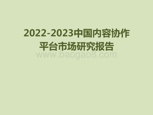 2022-2023中国内容协作平台市场研究报告.pdf