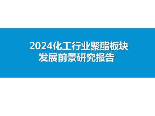 2024化工行业聚酯板块发展前景研究报告.pptx