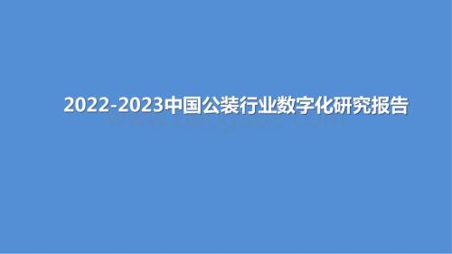 2022-2023中国公装行业数字化研究报告.pptx