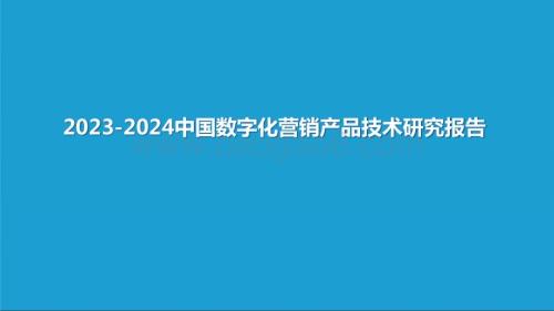 2023-2024中国数字化营销产品技术研究报告.pptx