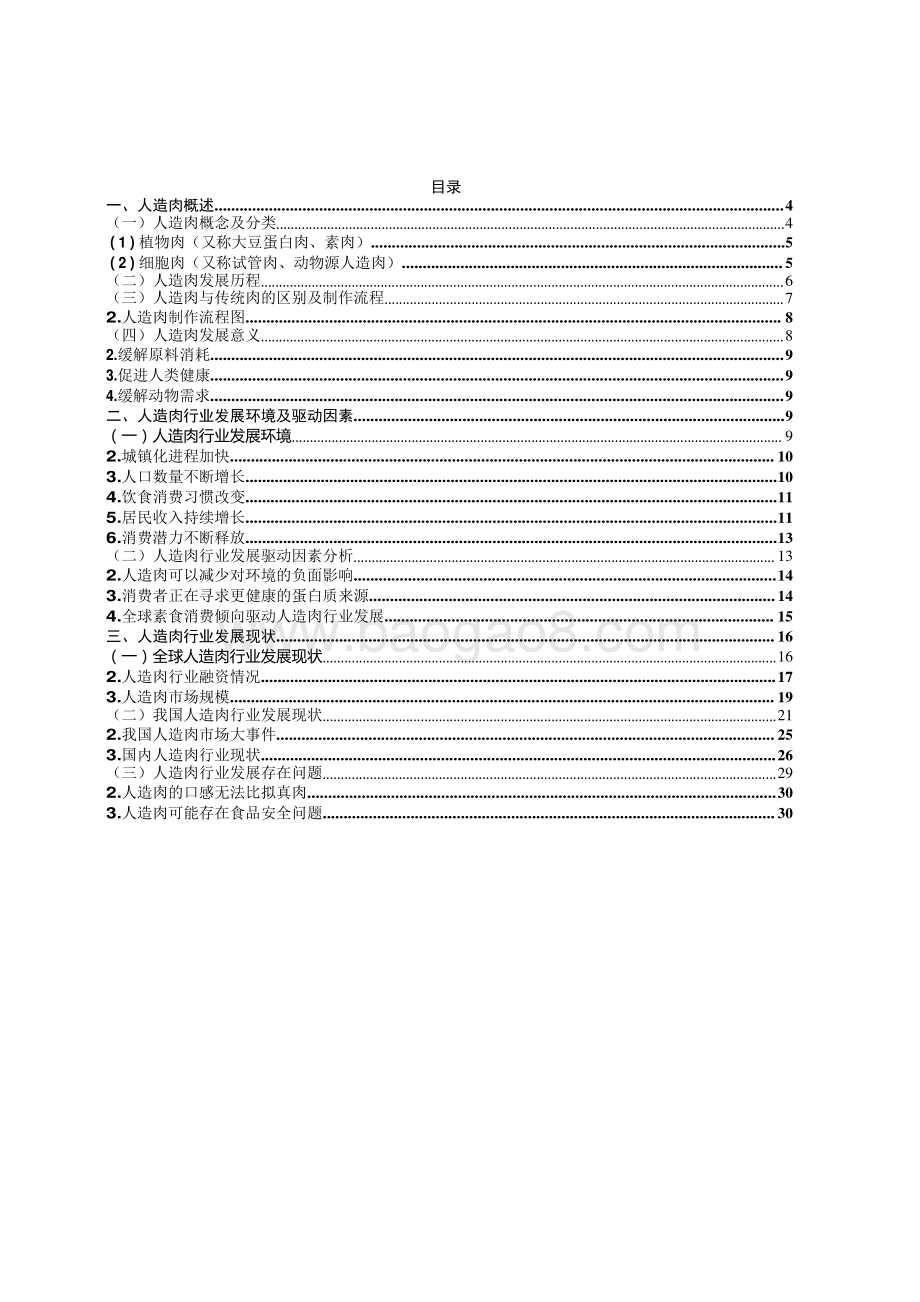 2024中国人造肉行业研究报告.pdf_第2页