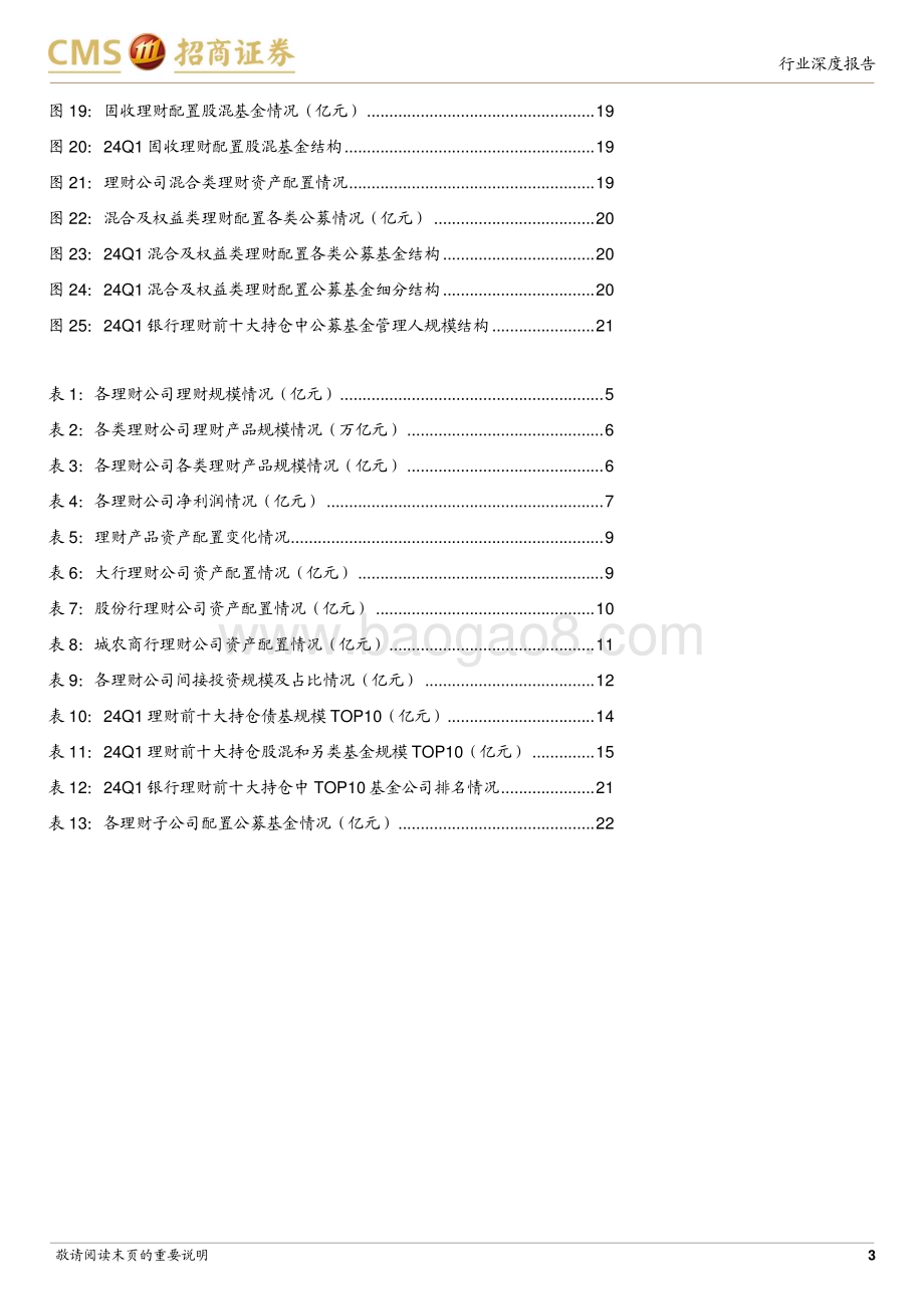 20240524_招商证券_银行业理财资产配置专题分析之四：2023和24Q1理财配置公募基金有何变化？_23页.pdf_第3页