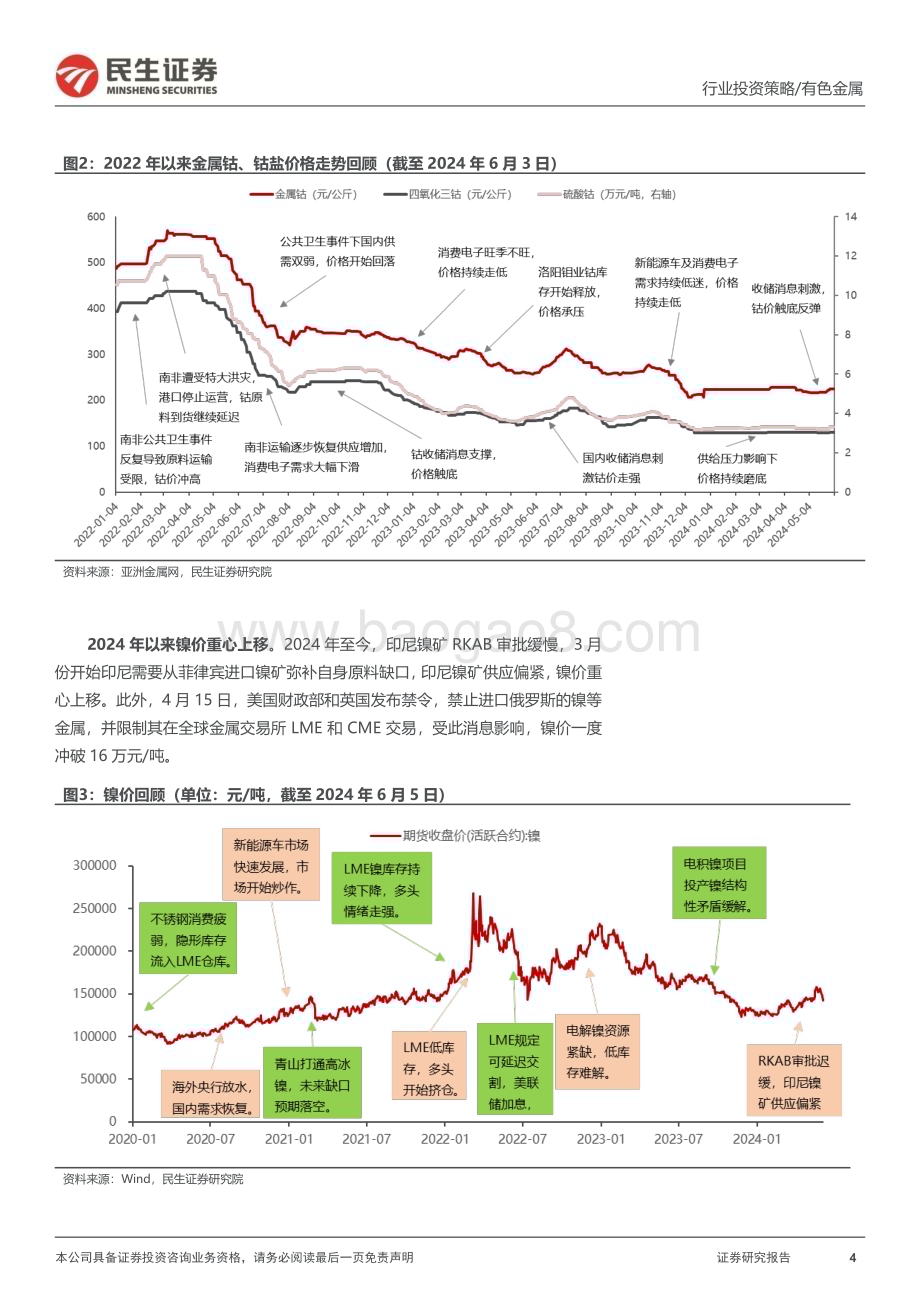 20240612_民生证券_金属行业2024年中期策略系列报告之能源金属篇：大浪淘沙守得云开见月明_47页.pdf_第4页