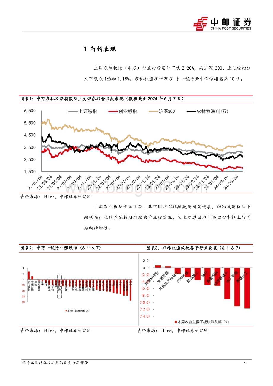 20240611_中邮证券_农林牧渔行业报告：猪价持续快速上行行业盈利可观_12页.pdf_第4页