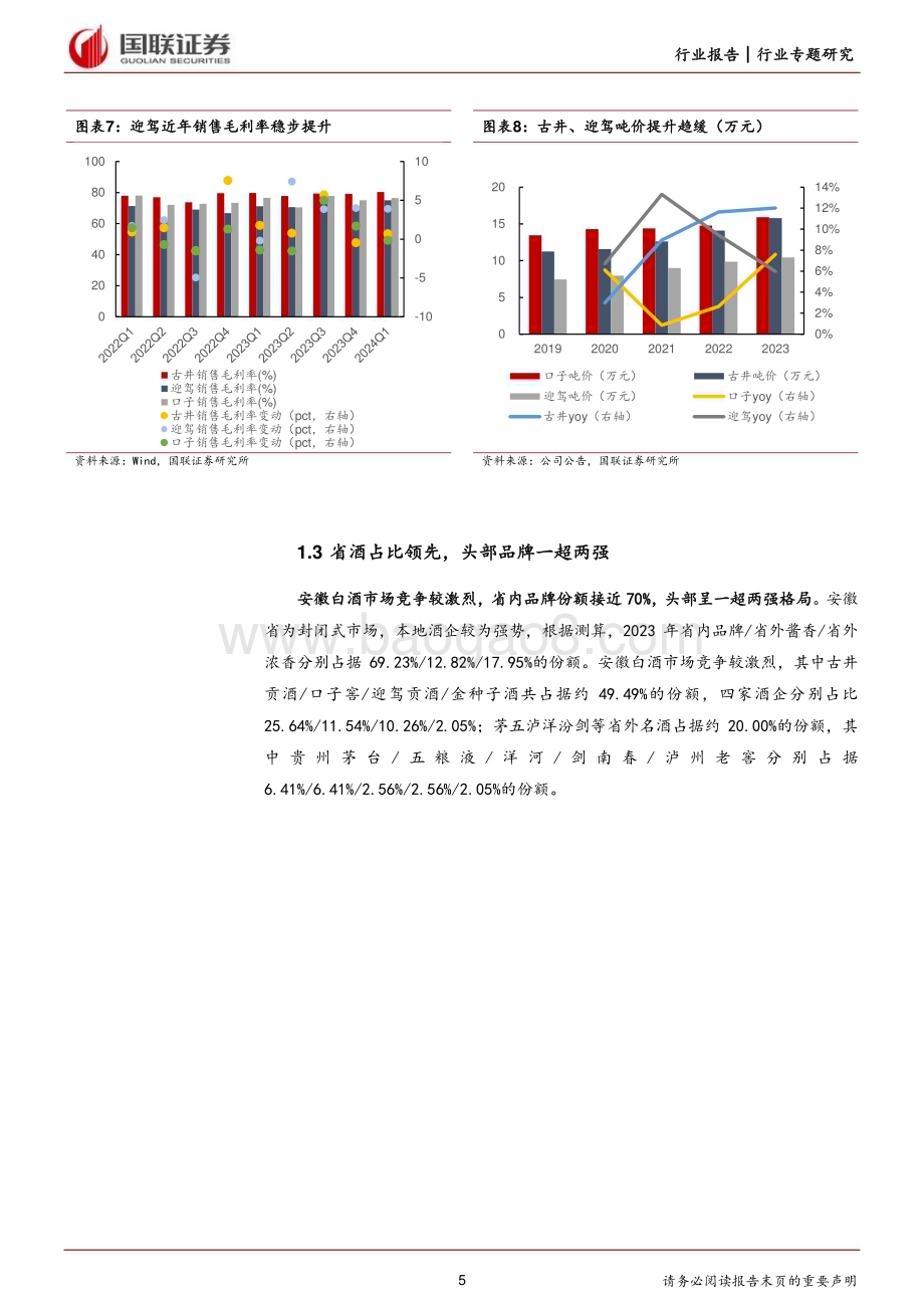 20240613_国联证券_食品饮料行业徽酒专题：消费升级延续龙头韧性充足_10页.pdf_第5页