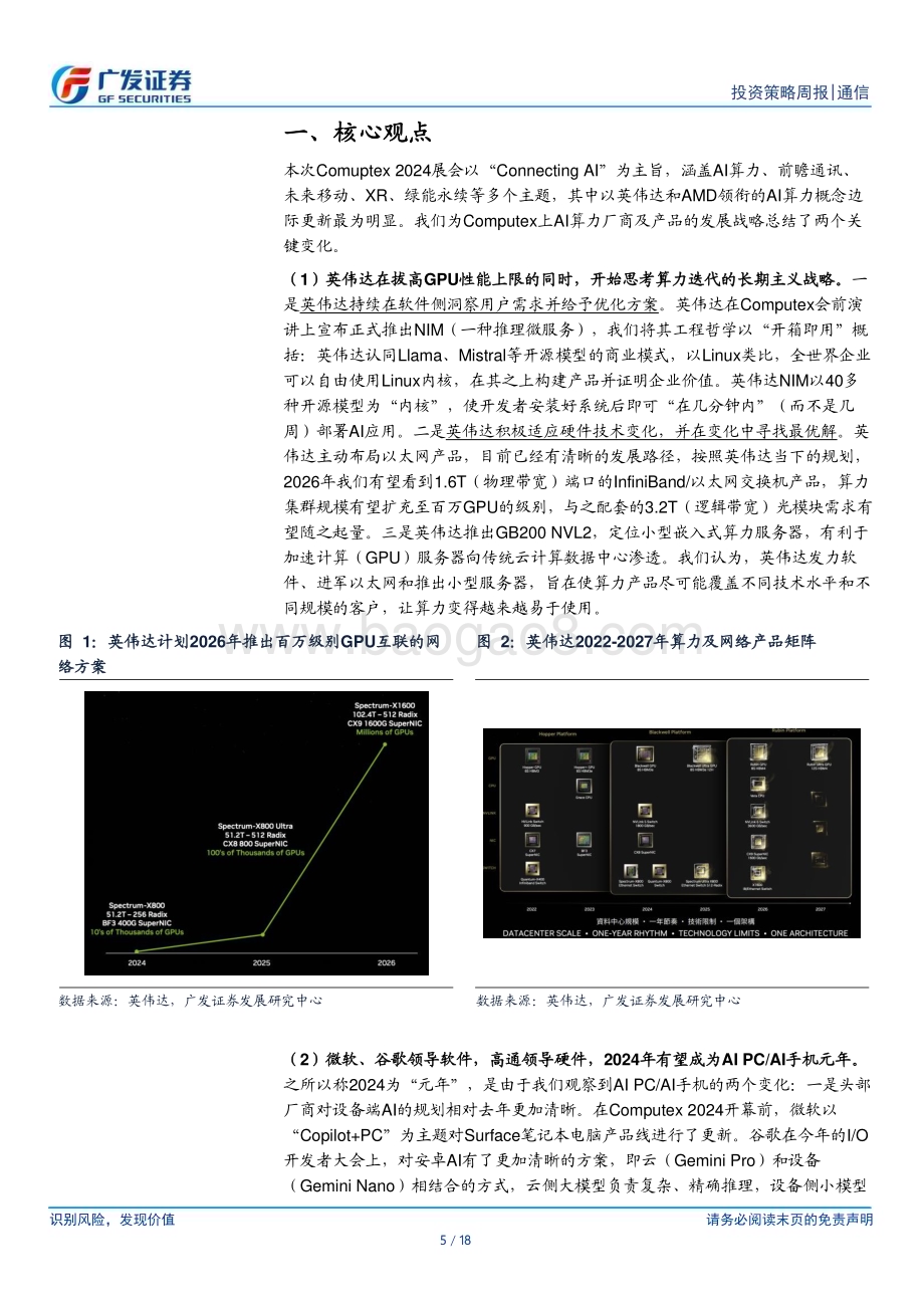 20240610_广发证券_通信行业Computex 2024关键变化：算力的易用化和端侧扩散_18页.pdf_第5页
