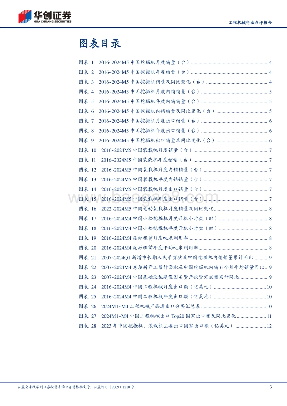 20240610_华创证券_工程机械行业点评报告：5月挖机内外销均超预期设备更新补贴落地助力行业加速修复_15页.pdf_第3页