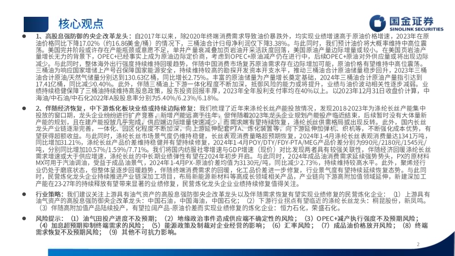 20240601_国金证券_石化行业：上下游齐头并进！_51页.pdf_第2页