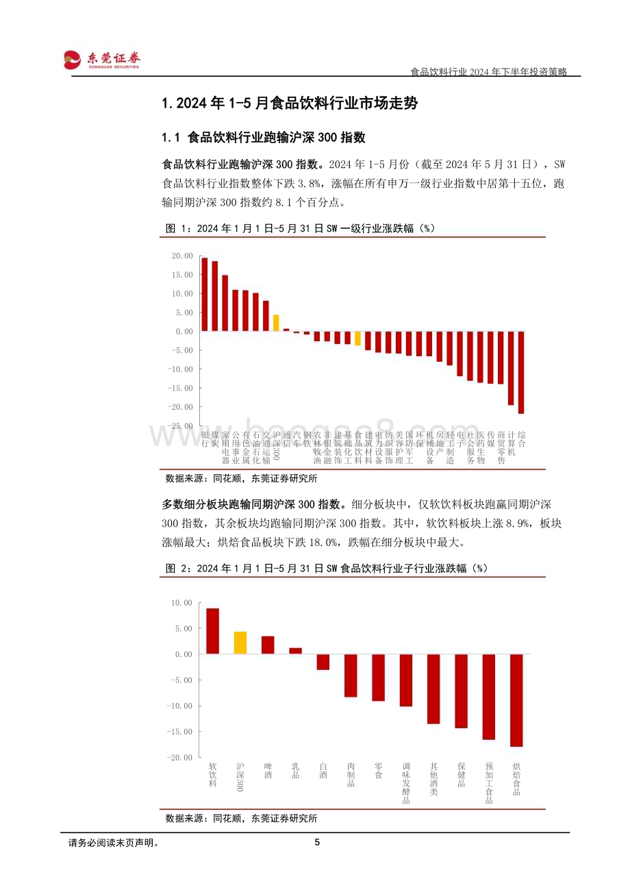 20240613_东莞证券_食品饮料行业2024年下半年投资策略：夯实基础蓄势待发_34页.pdf_第5页