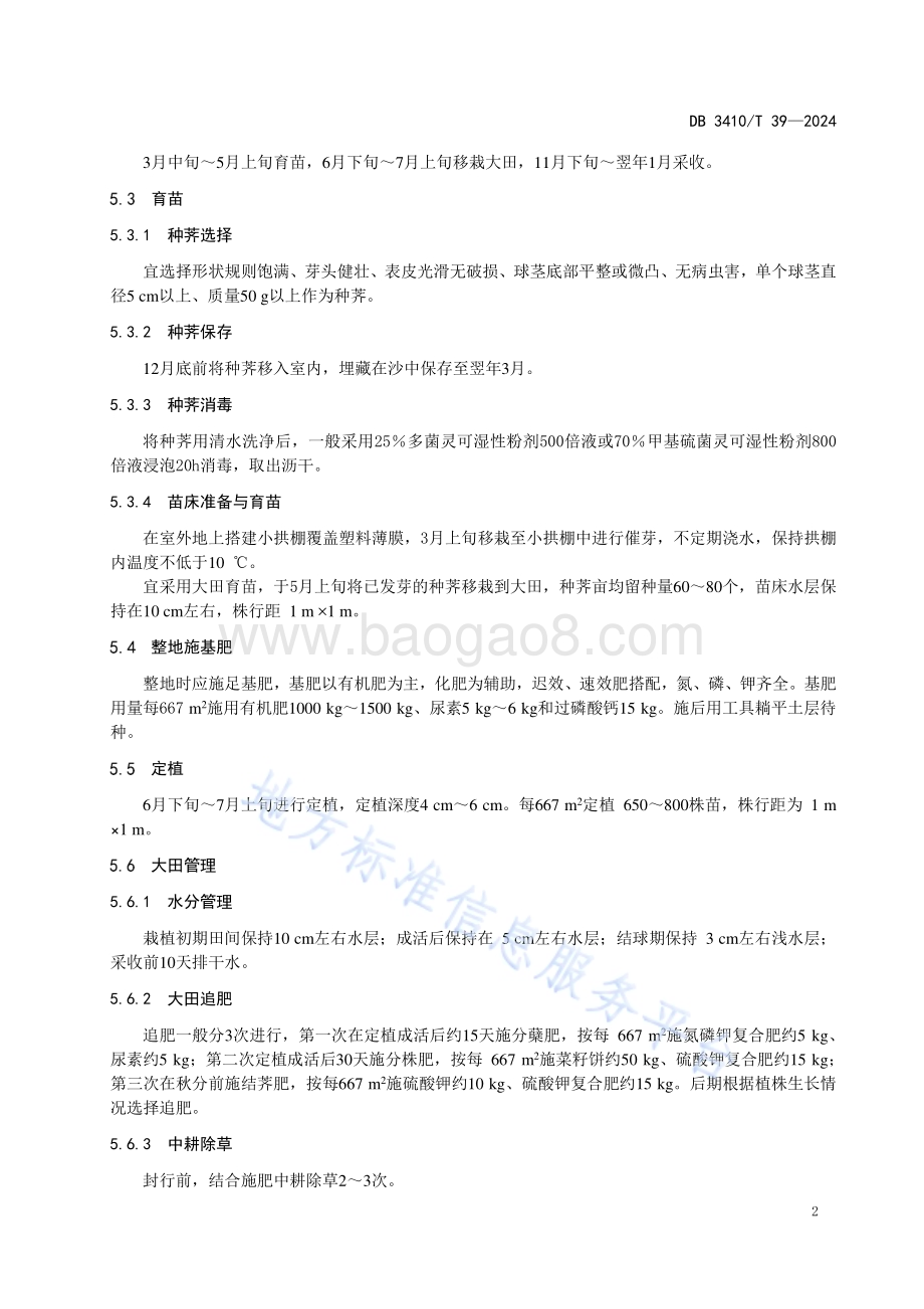 朱郑荸荠生产技术规范DB3410／T 39-2024.pdf_第5页