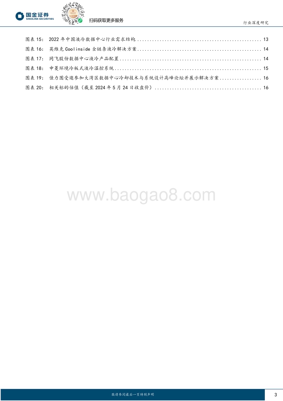 20240529_国金证券_通信行业深度研究：AI发展带来高密度算力需求带动服务器液冷行业快速发展_20页.pdf_第3页