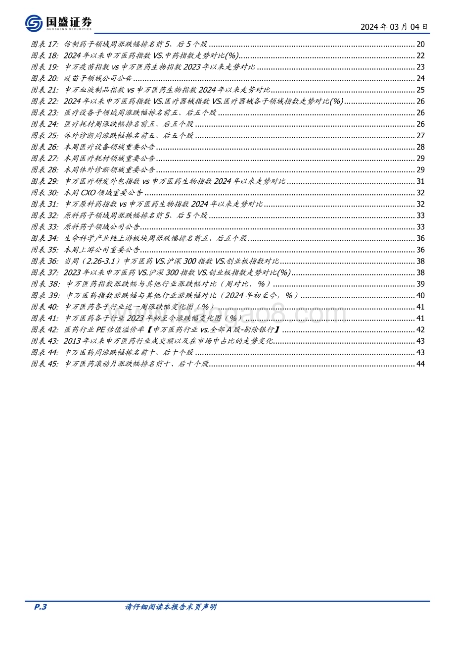 20240304_国盛证券_医药生物行业周报意念操纵鼠标马斯克再掀狂潮脑机接口究竟是什么_45页.pdf_第3页