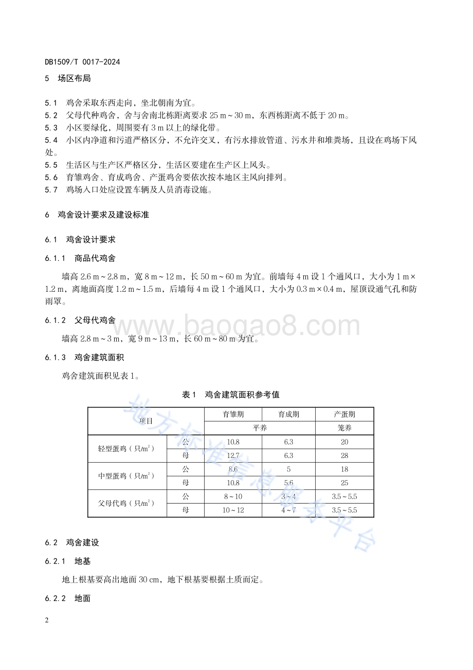 规模化鸡场建设技术规程DB1509／T0017-2024.pdf_第4页