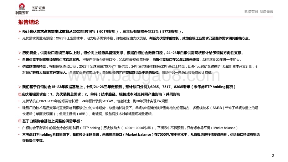 20240529_五矿证券_有色金属行业白银行情的B面：光伏需求给予总需求多少支撑？_46页.pdf_第3页
