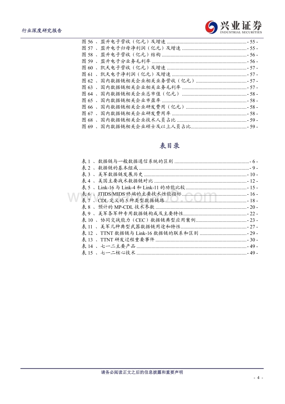 20231121_兴业证券_国防军工行业数据链行业深度报告构建战场信息网络体系国防信息化重要基石_60页.pdf_第4页