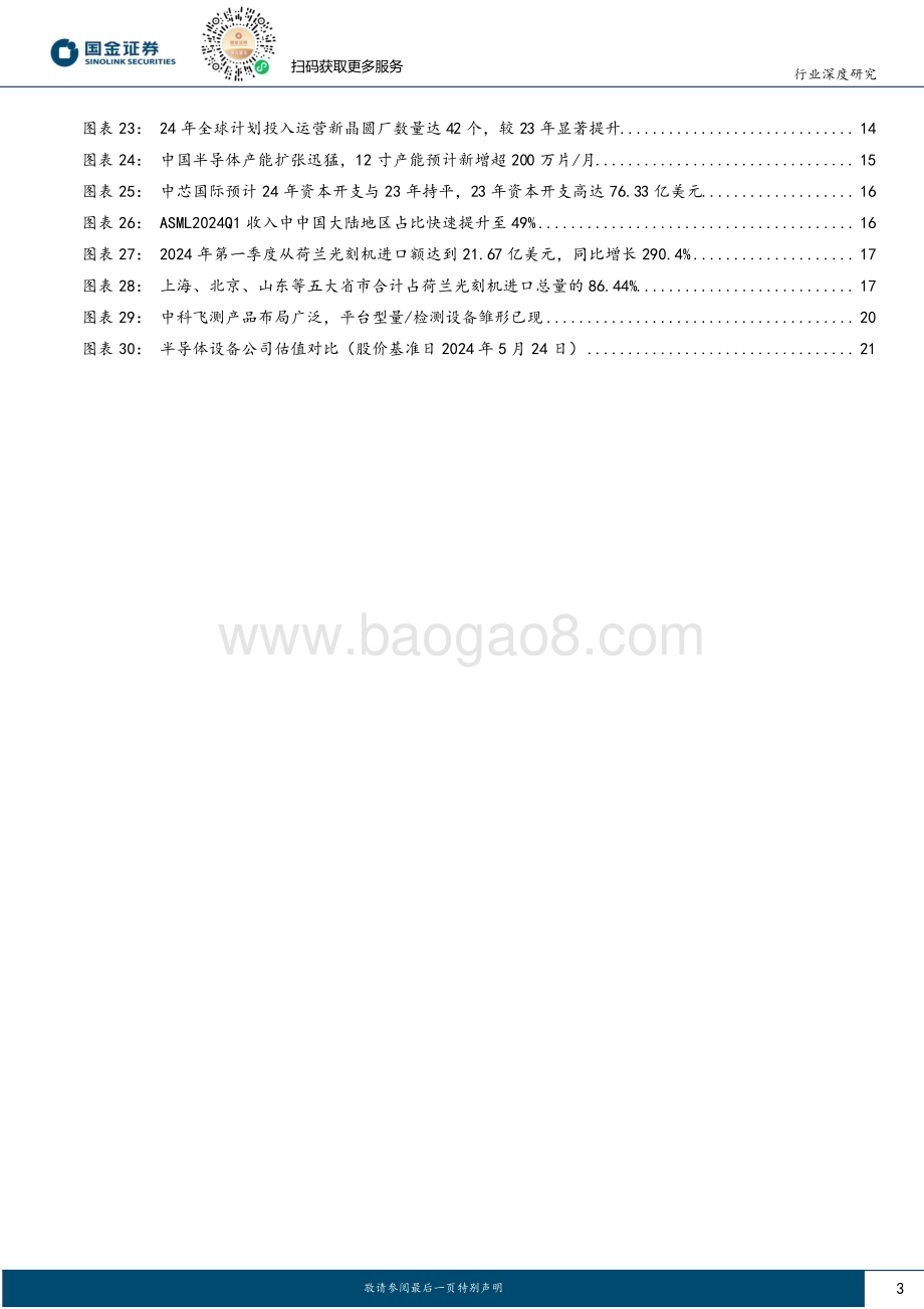 20240525_国金证券_电子行业：扩产有望逐步落地看好半导体设备自主可控大趋势_23页.pdf_第3页