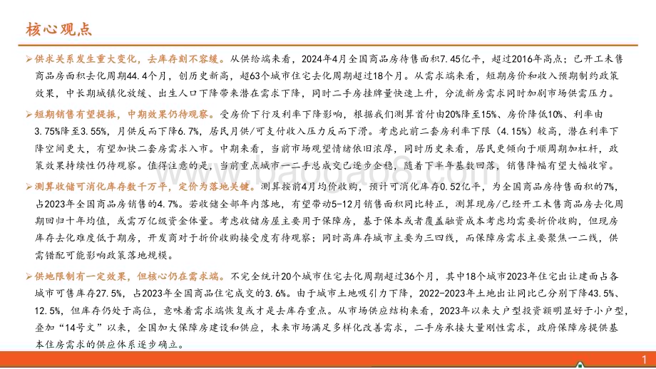 20240527_平安证券_地产行业：新一轮去库存背景、效果及展望_38页.pdf_第2页