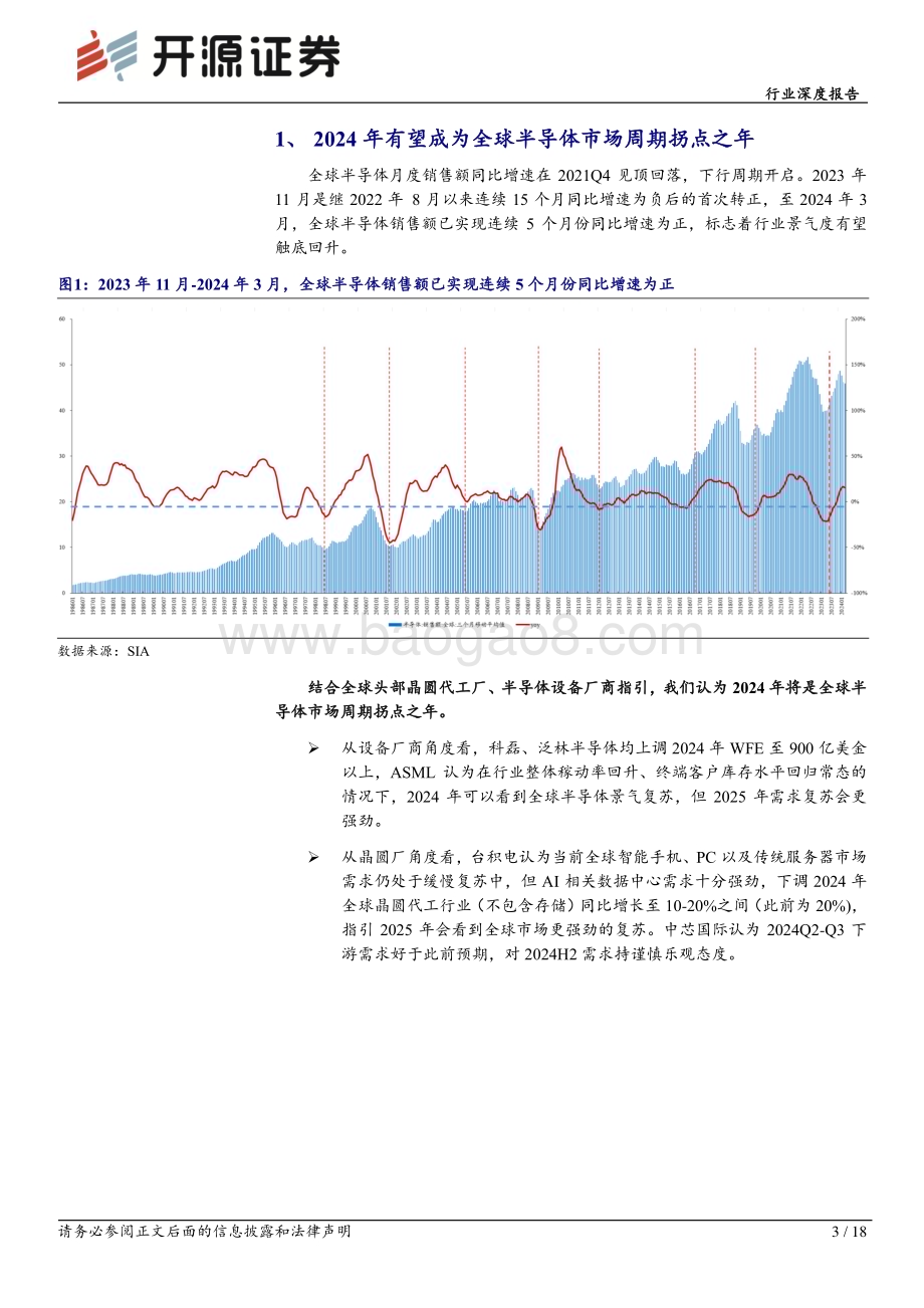 20240528_开源证券_半导体设备行业：周期拐点渐近国产替代2.0时代开启_18页.pdf_第3页