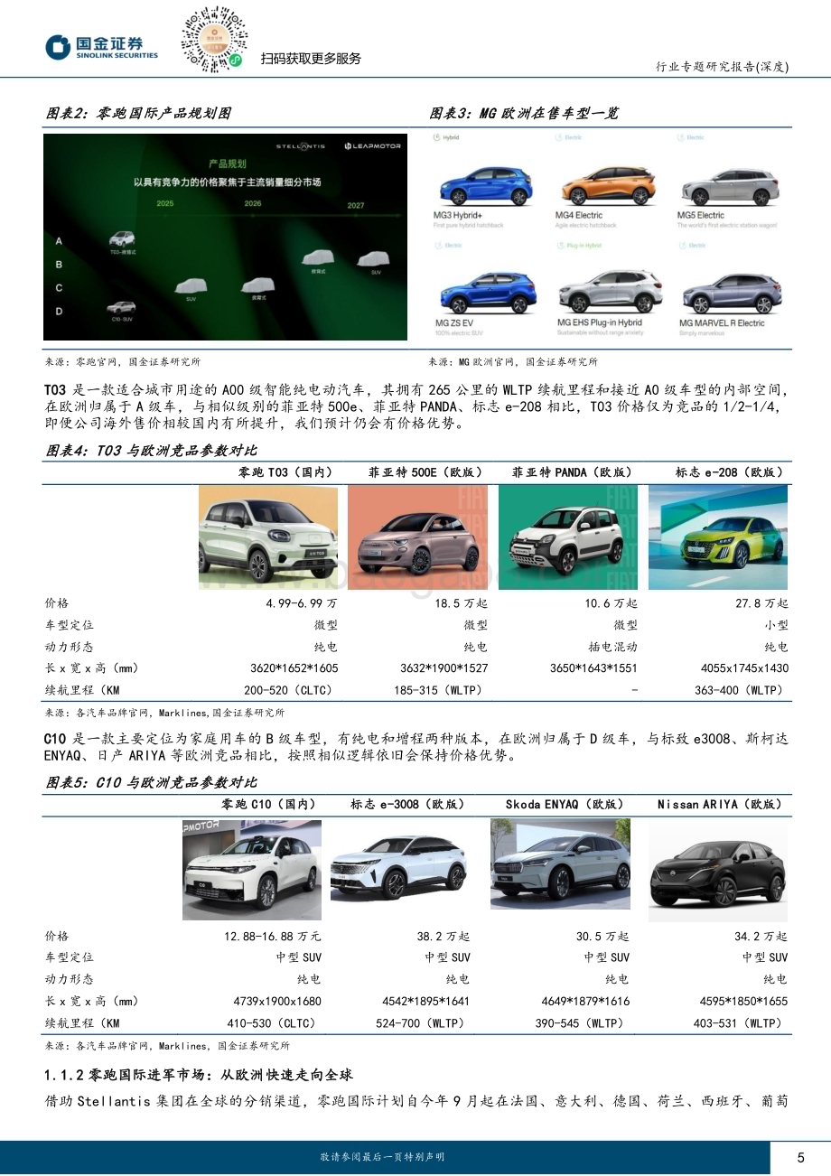 20240520_国金证券_汽车及汽车零部件行业研究：从零跑与Stellantis合作看中国汽车国际化新模式_22页.pdf_第5页