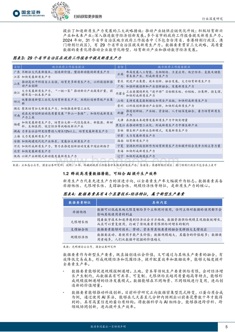 20240522_国金证券_计算机行业深度研究：数据赋能新质生产力发展重视数据要素市场化改革的投资机会_31页.pdf_第5页