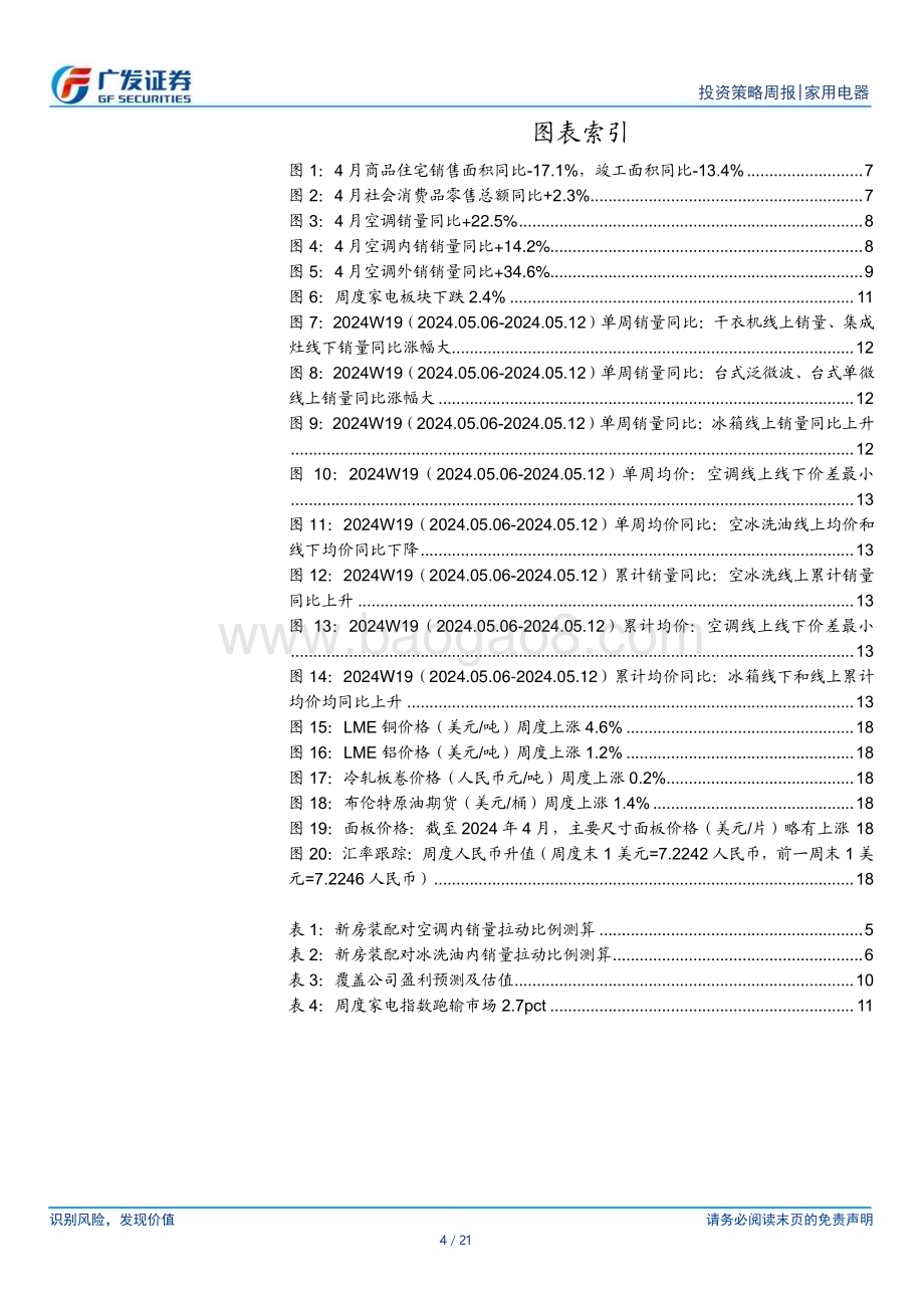20240519_广发证券_家用电器行业：地产政策再放松厨电、白电有望受益_21页.pdf_第4页