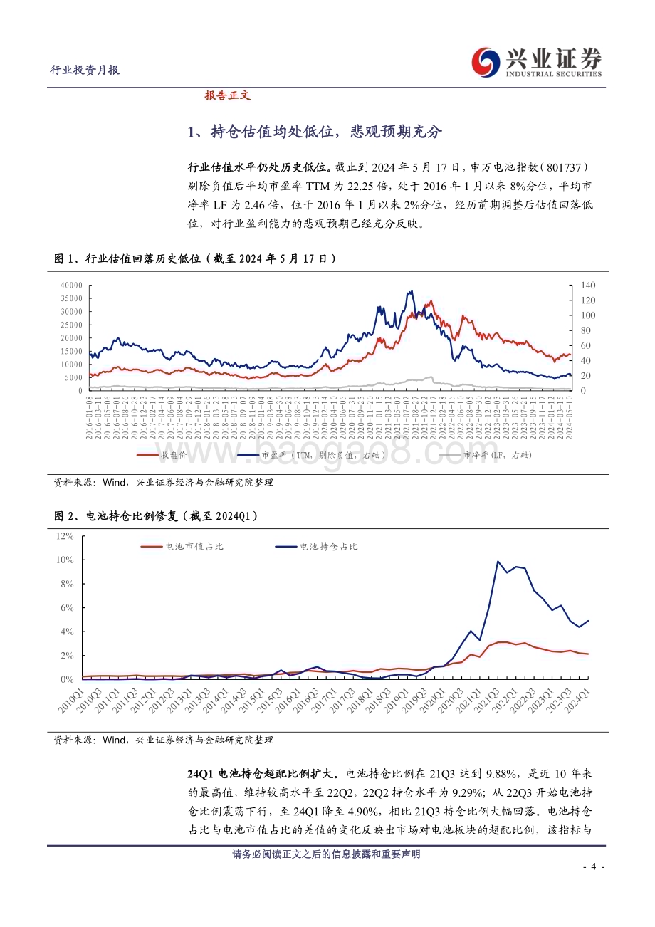 20240522_兴业证券_电气设备行业：底部逐渐清晰关注后续盈利拐点_17页.pdf_第4页