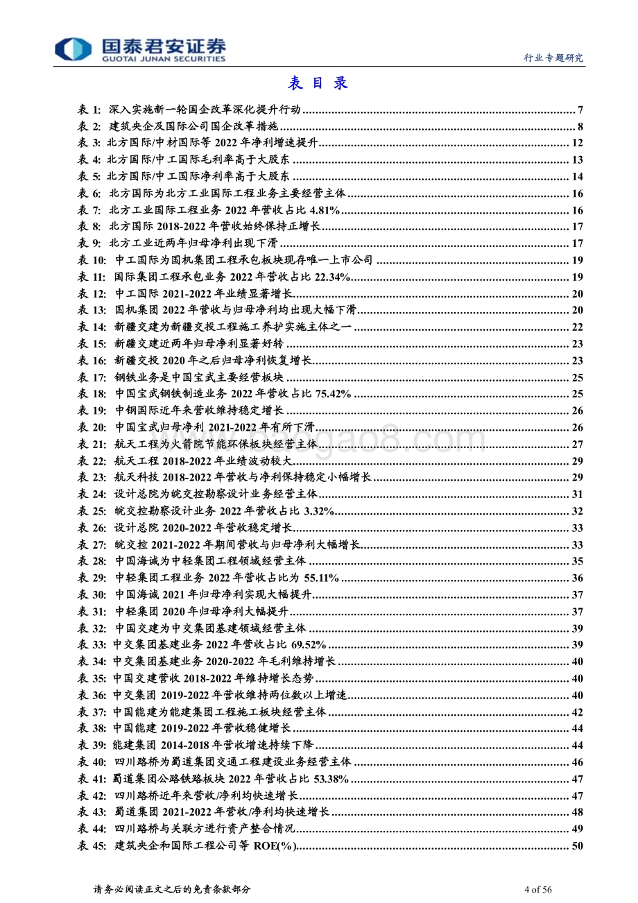 20230908_国泰君安证券_建筑工程行业研究报告国改深化提质增效行动推动央企加大并购重组力度_56页1.pdf_第4页