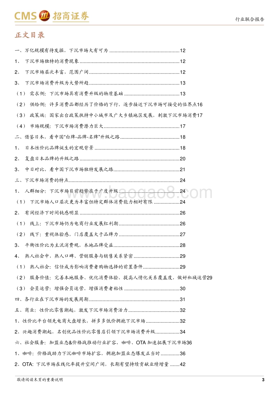 20230914_招商证券_消费行业证券研究报告下沉市场大有可为品牌化升级之路顺畅_83页.pdf_第3页