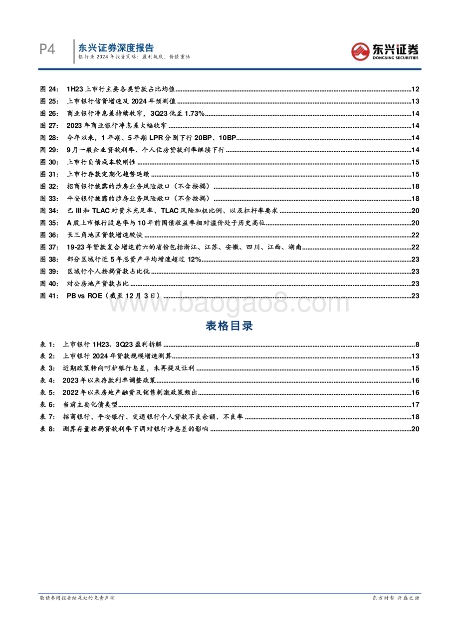 20231206_东兴证券_2024年银行业投资策略银行行业盈利筑底价值重估_27页.pdf_第4页