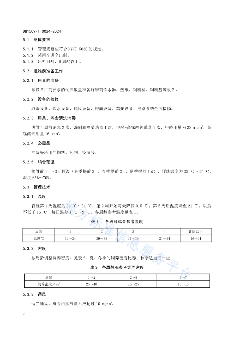 商品代肉鸡养殖技术规程DB1509／T 0024-2024.pdf_第4页