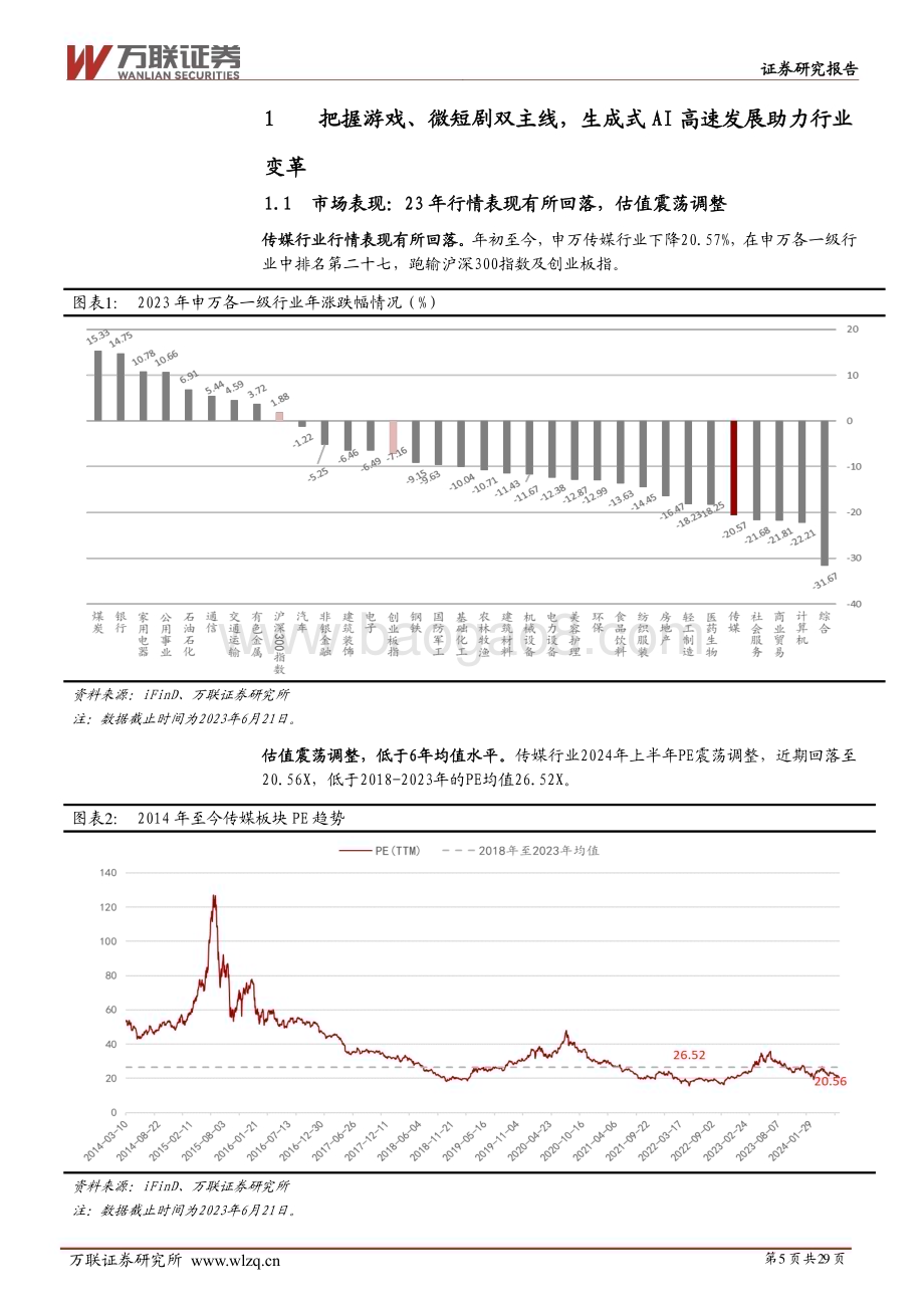 20240625_万联证券_2024年中期传媒行业投资策略报告：踏AI之浪潮扬新生态之帆_29页.pdf_第5页