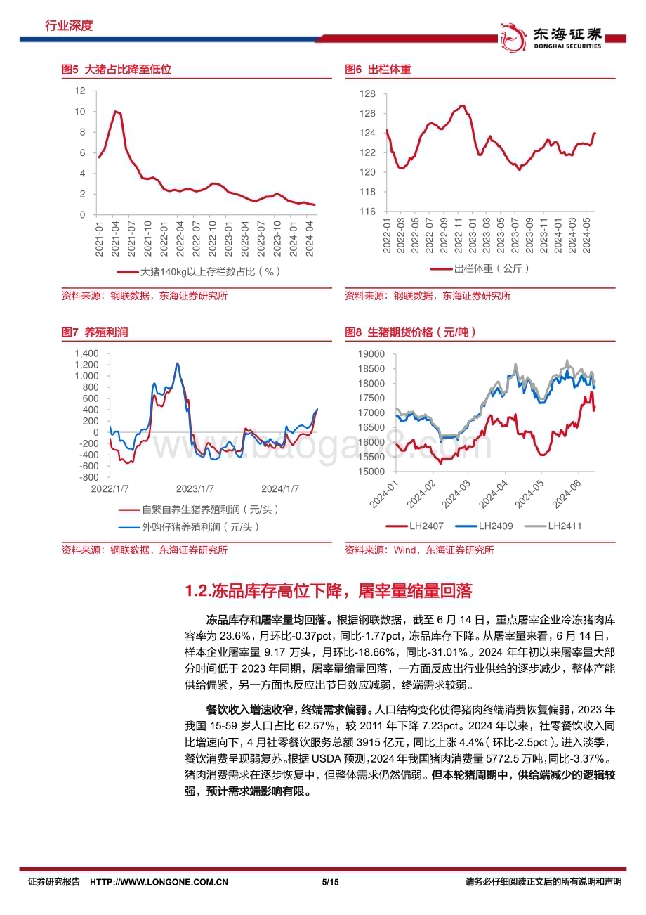 20240617_东海证券_农林牧渔行业深度报告：新一轮猪周期开启把握板块配置机会_15页.pdf_第5页