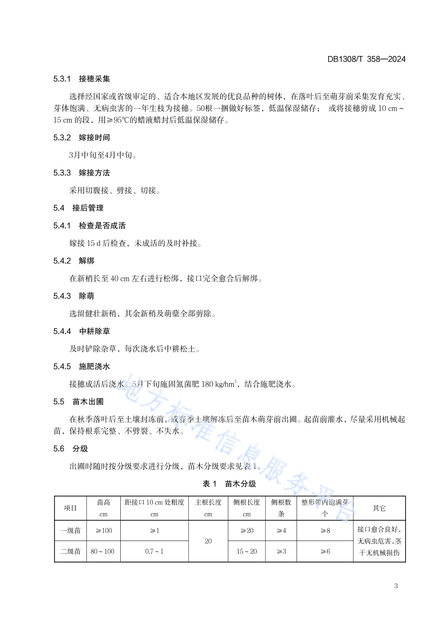 山楂生产技术规程DB1308／T 358-2024.pdf_第5页