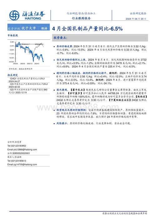 20240620_海通证券_食品加工行业跟踪报告：4月全国乳制品产量同比减少6.5%_10页.pdf